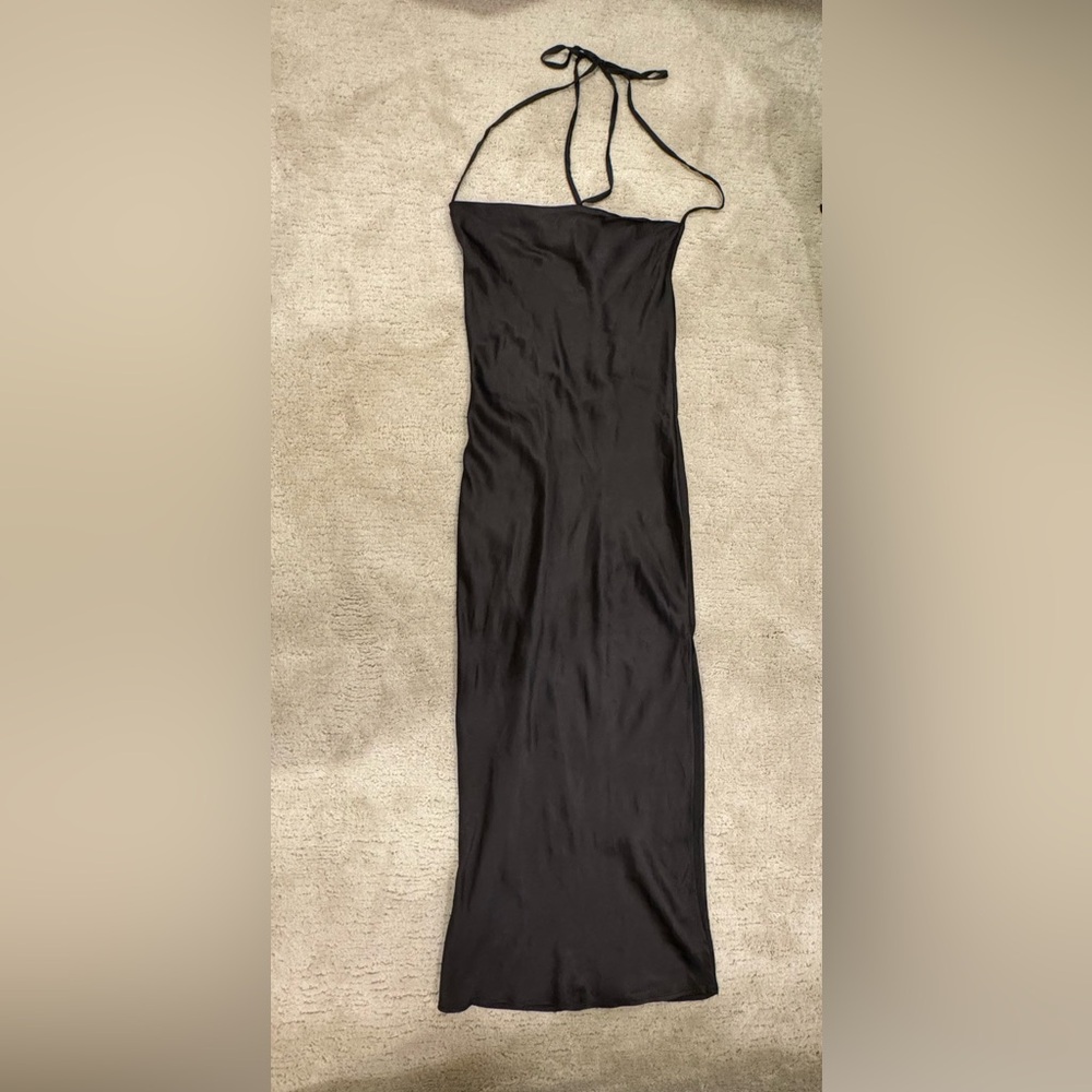 Black Silk Dress